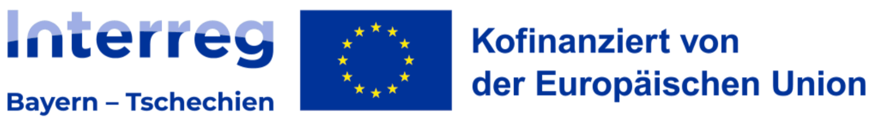 Interreg Bayern – Tschechien, kofinanziert von der Europäischen Union