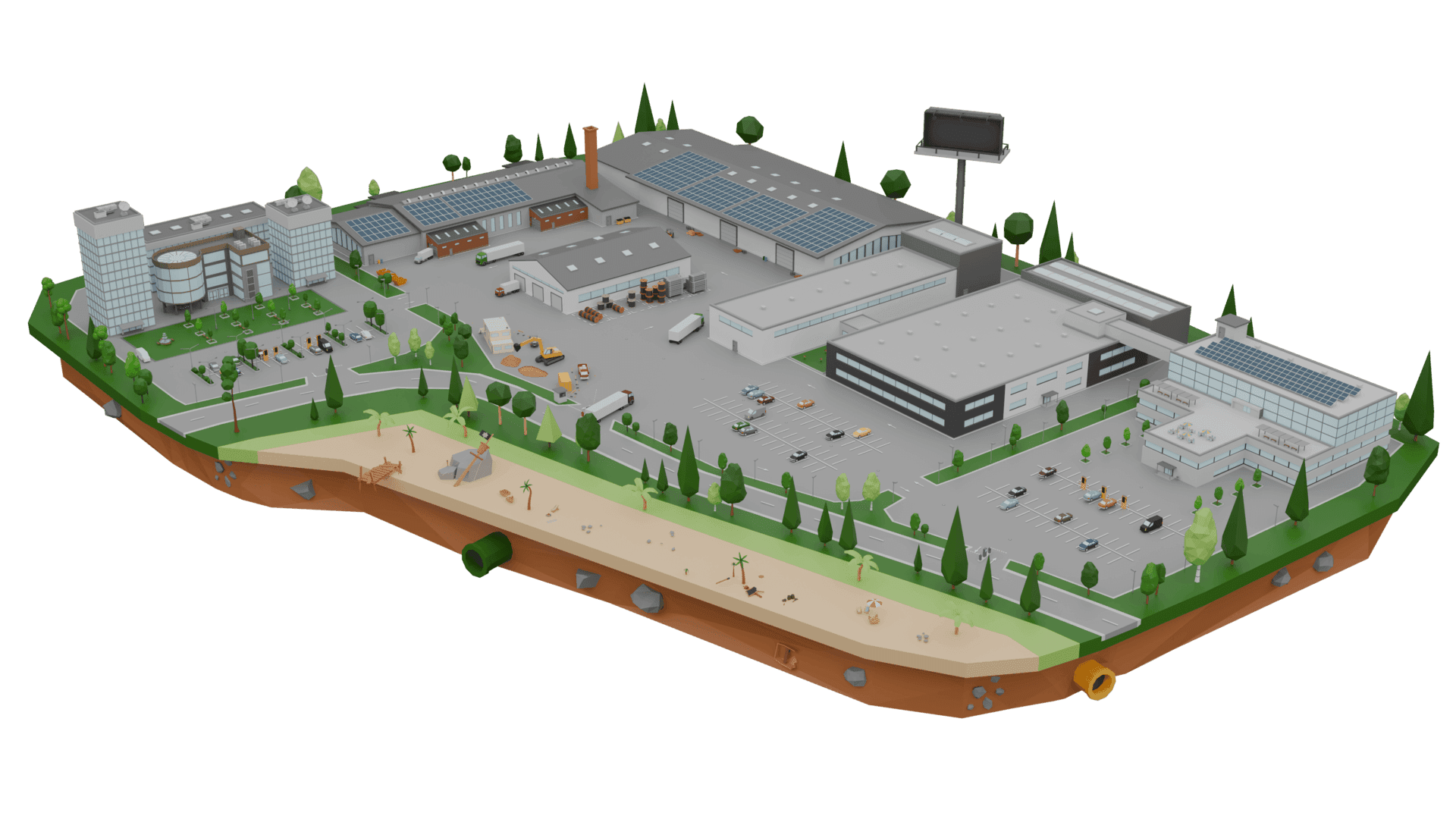 Vorschau der Unternehmensinsel