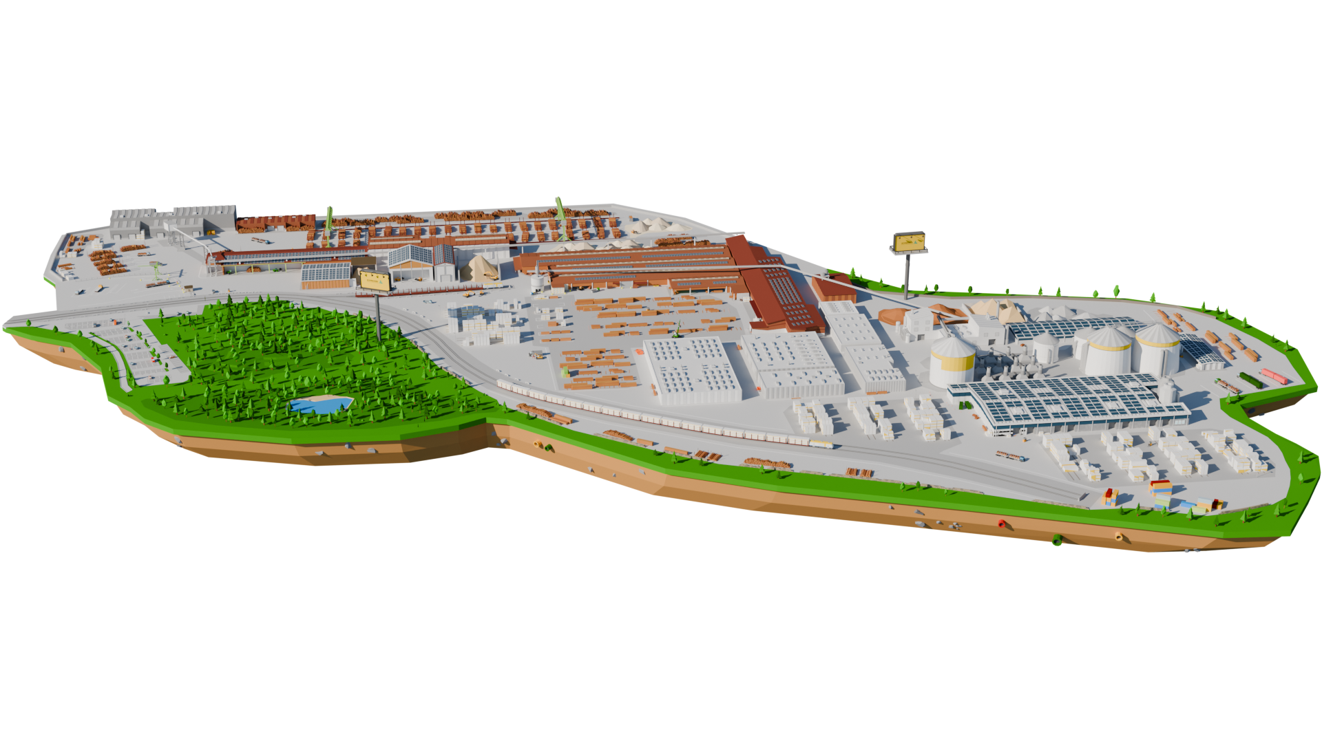 Schwaiger Holzindustrie-Insel