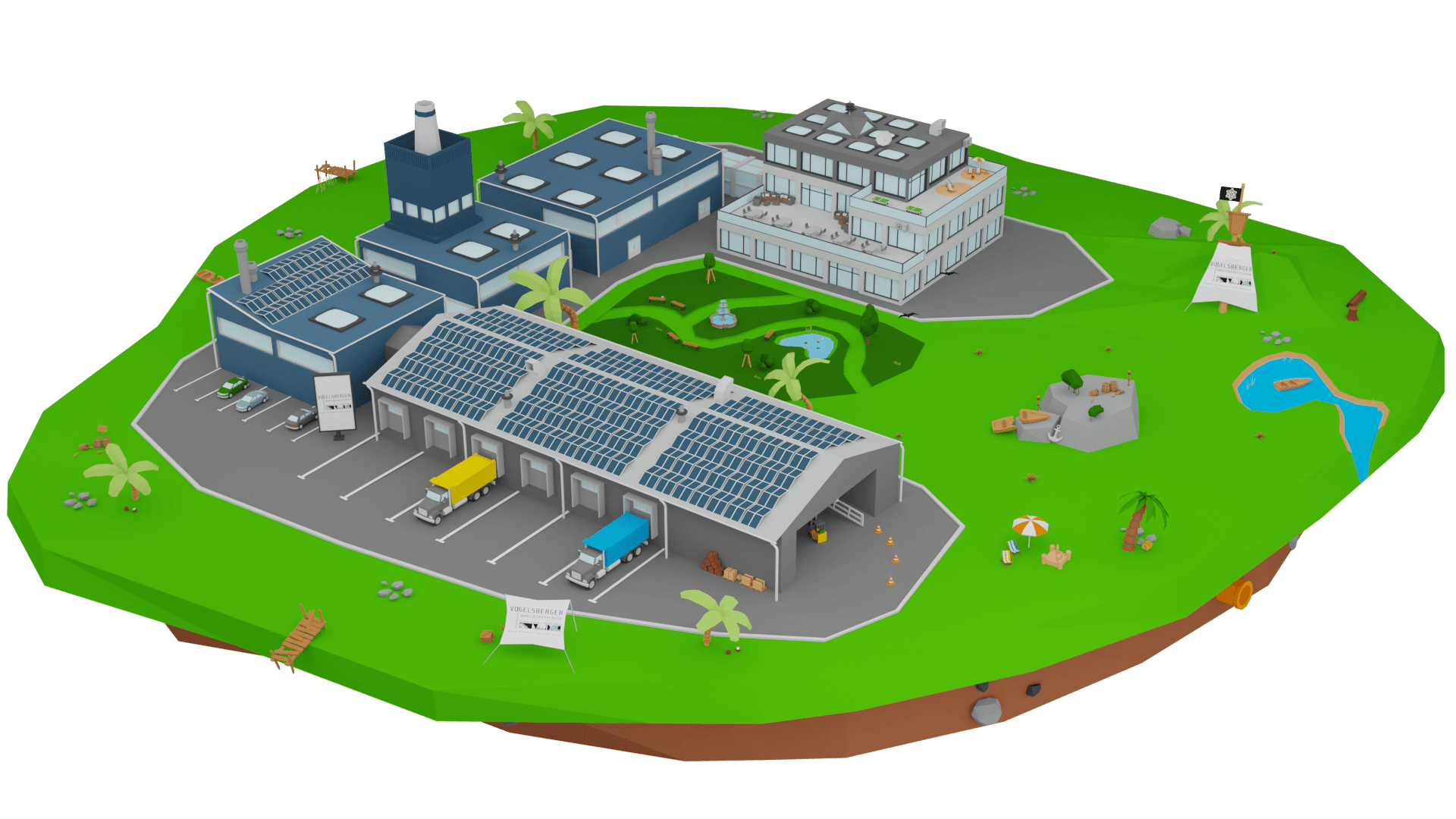 Vorschau der Unternehmensinsel